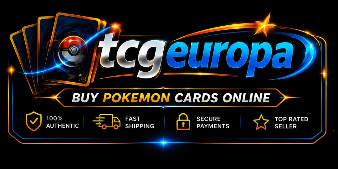 TCG Europa Logo – Buy Authentic Pokémon Cards, Booster Boxes and Trading Card Game Collectibles Online