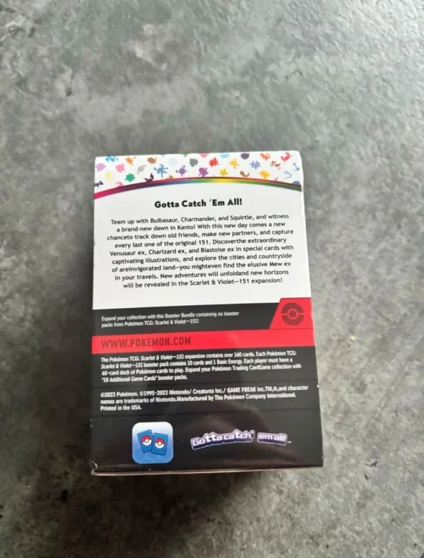 Pokemon Scarlet and Violet 151 Booster for Sale - Image 3